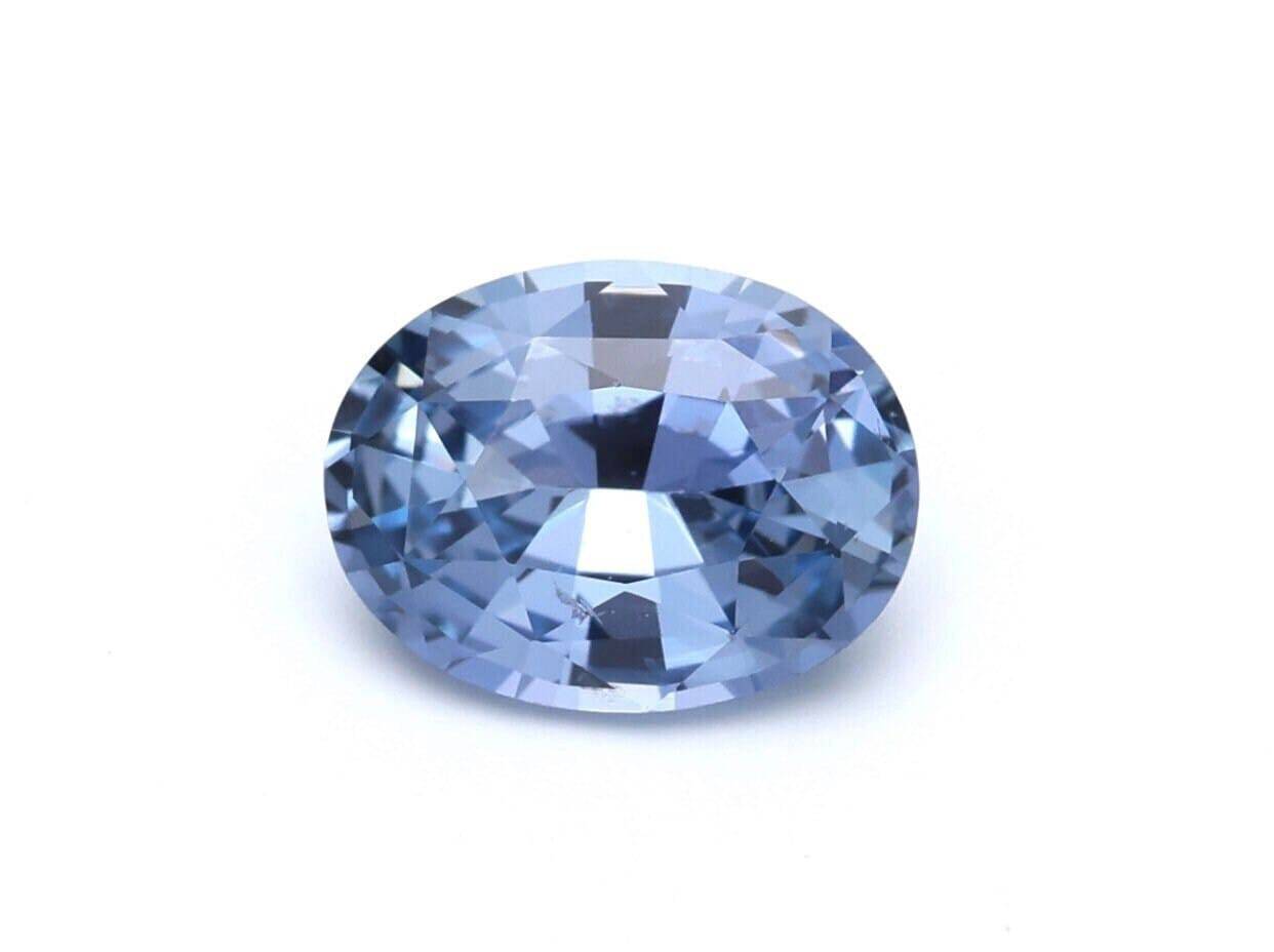1.72 Cts Unheated Blue Sapphire - Natural Sparkling Blue Sapphire - Baza Boutique