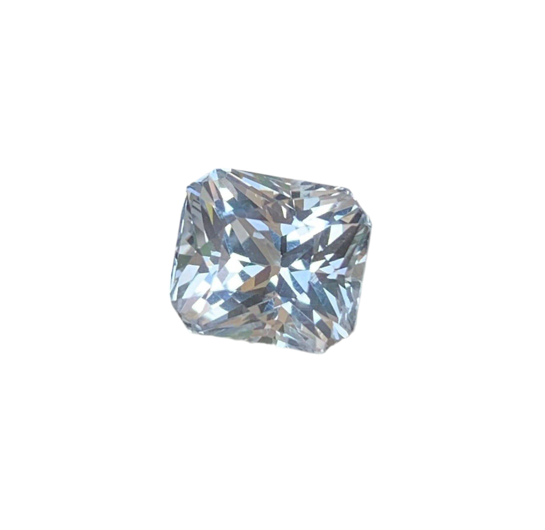 White Sapphire 3.06 carats - (H) GIA Certified