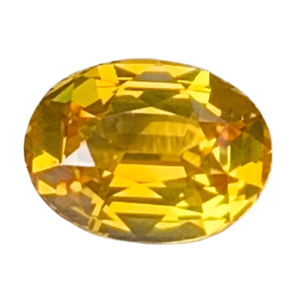 Natural Yellow Sapphire 2.10 Carats Ceylon - (H)