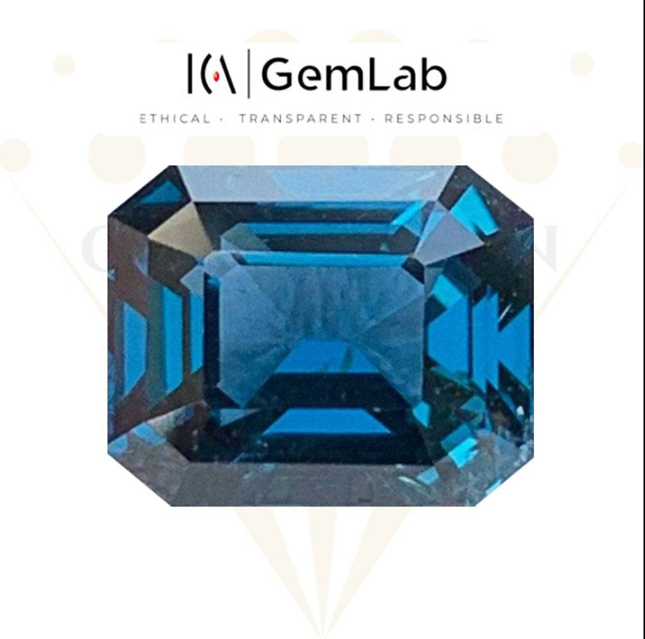 Cobalt Spinel 2.04 Cts Gem Quality - (UH) - Certified Cobalt