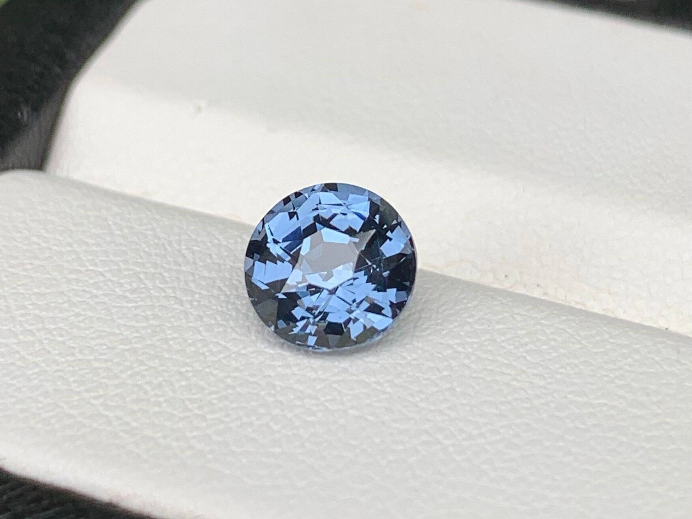 Cobalt Spinel 1.79 Carats , Super Rare Gem Quality Blue Spinel, Fine Quality Spinal , Flawless Spinal , Unheated Spinal - Baza Boutique 