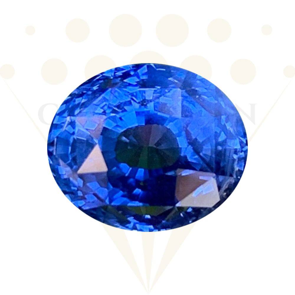 5.66 Cts Unheated Cornflower Blue Sapphire Ceylon - (UH) - Baza Boutique 