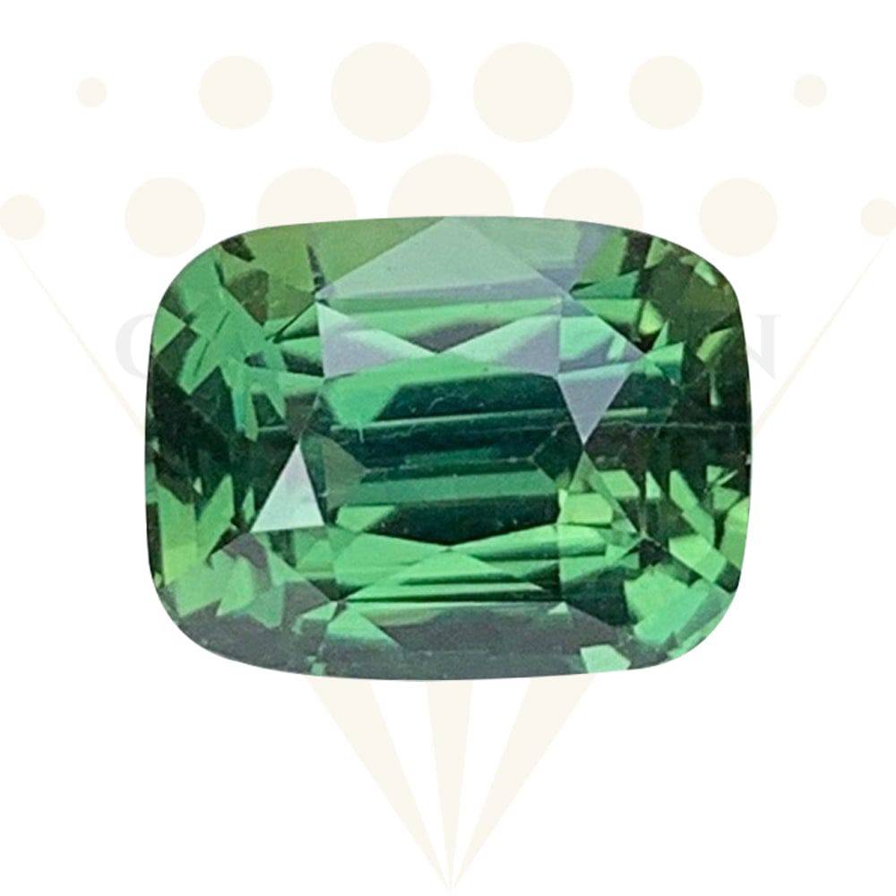 3.03 Cts Unheated Green Sapphire Natural - (UH) - Baza Boutique 