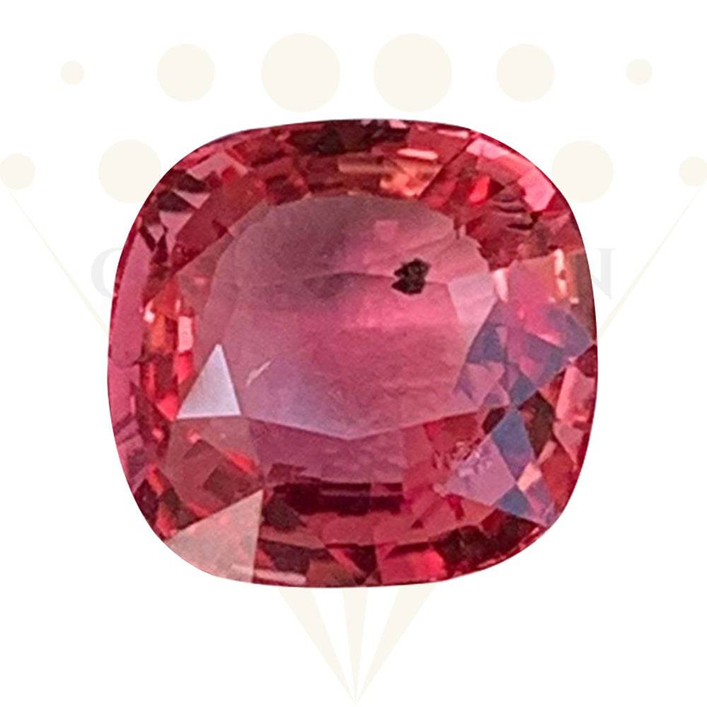 3.03 Cts Unheated Padparadscha Sapphire One-of-a-kind Rare Padparadscha - (UH) - Baza Boutique 