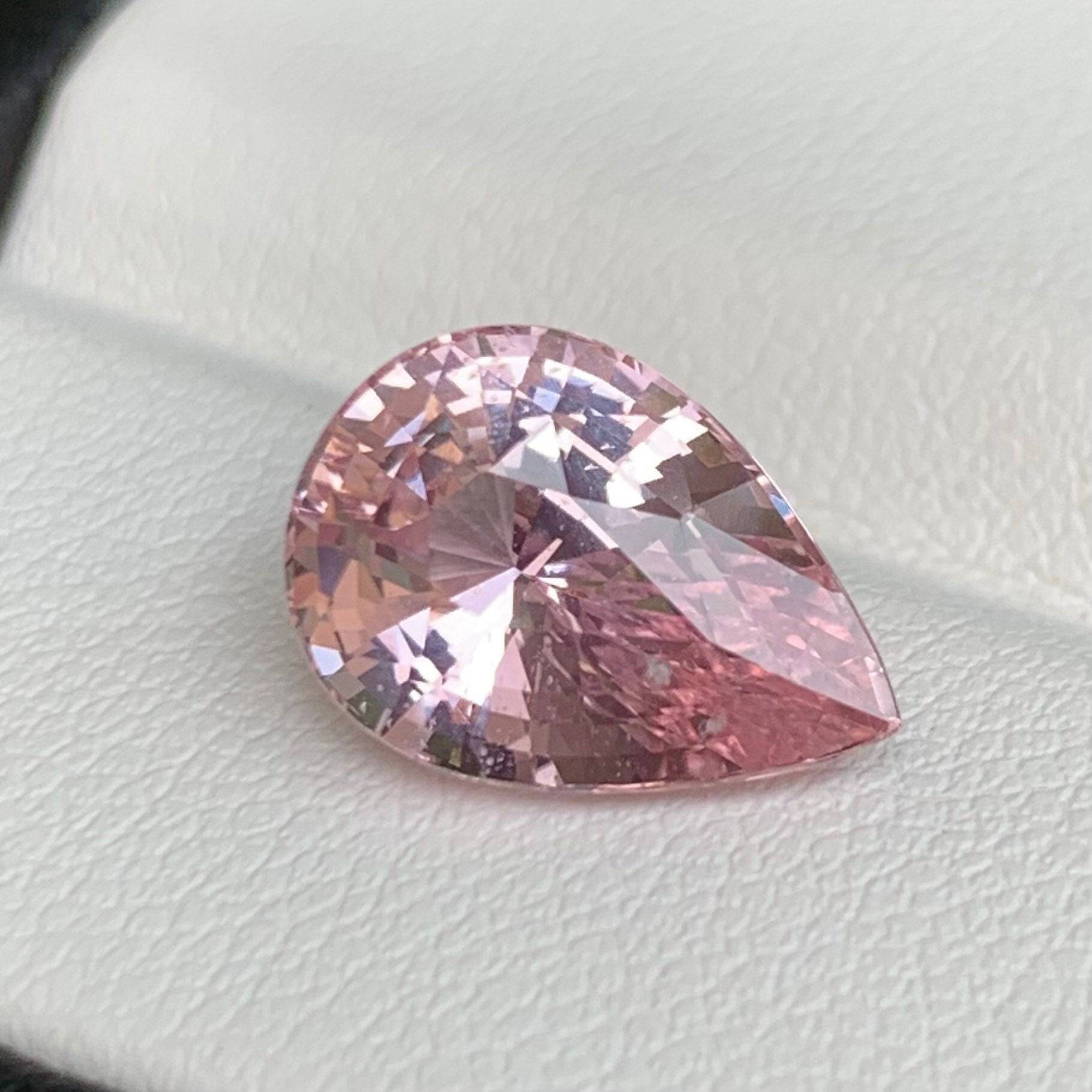 4.56 Cts Unheated Padparadscha Sapphire RARE - ICA Certified - (UH) - Baza Boutique 